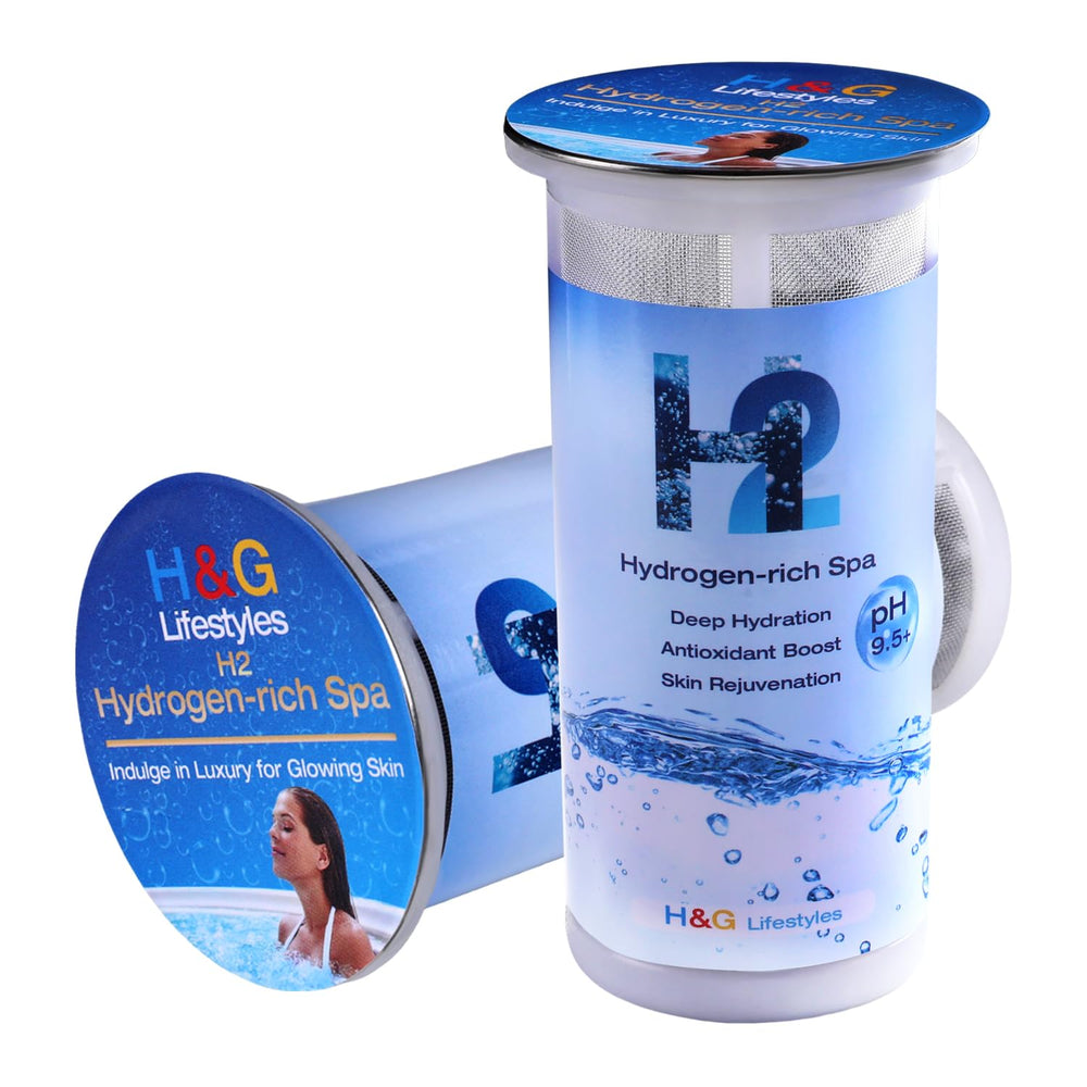 H&G Lifestyles H2 bath ball activates hydrogen-rich water for a spa-like soak.