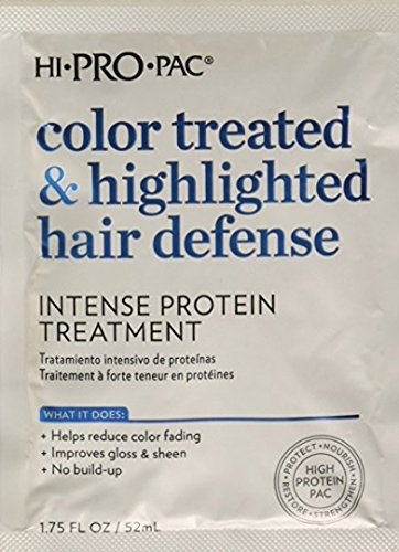 Hi-Pro Color Treated Highlight Intensive Pro Treatment supports color longevity and natural shine.