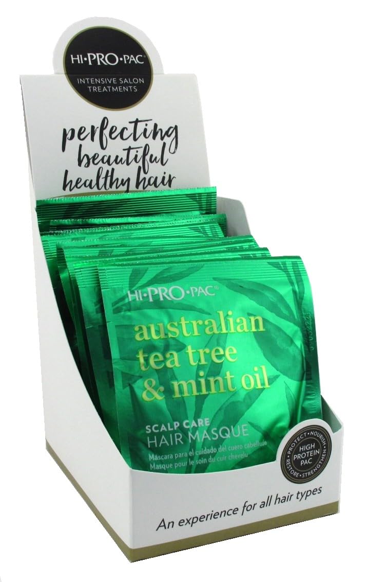 Hi-Pro-Pac Tea Tree & Mint routine in bathroom enhances refreshing spa-like feel.