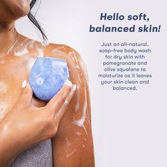 HIBAR Hydrate bar lather close-up highlights rich moisturizing foam.