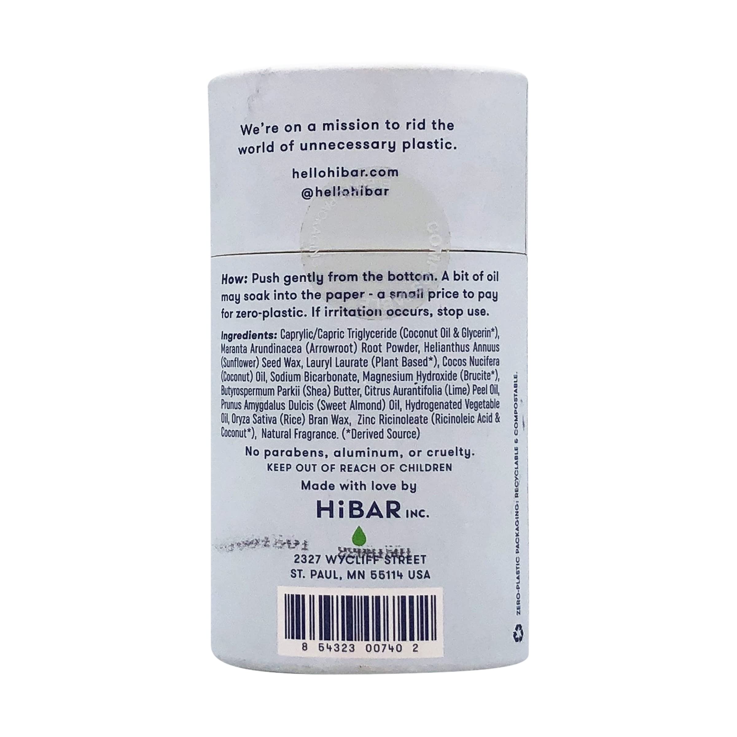 HiBAR lime seed oil natural fragrance for balance and freshness