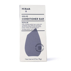 HiBAR Repair Conditioner Bar packaged in vegan, plastic-free packaging