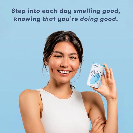 HIBAR Sensitive Deodorant push-up applicator provides easy, precise, mess-free application.