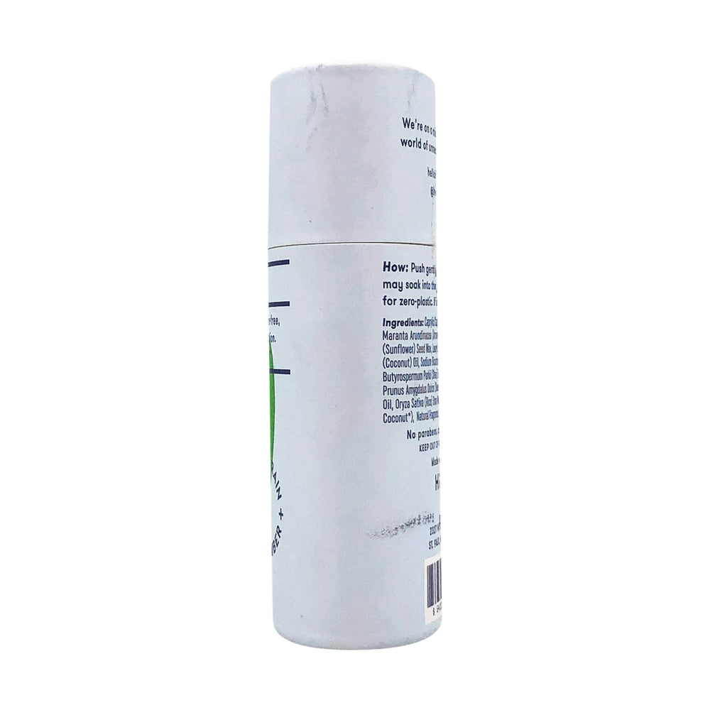 HiBAR shea butter and rice bran for gentle underarm care