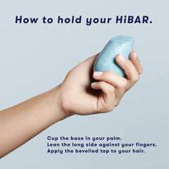 HIBAR Soothe bar in a bathroom setting suggesting zero-waste routine