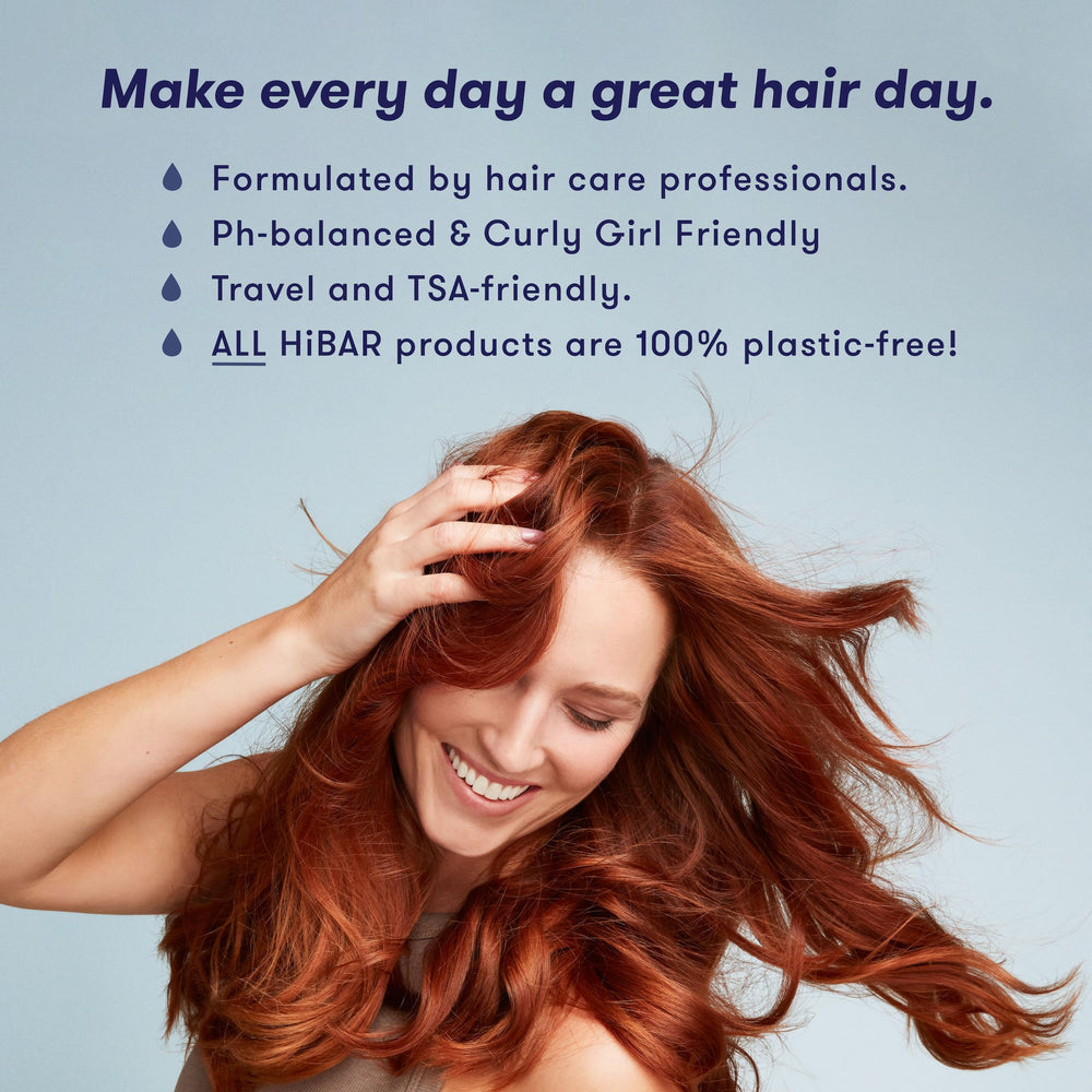 Close-up of Volumize texture with date extract and rice protein.
