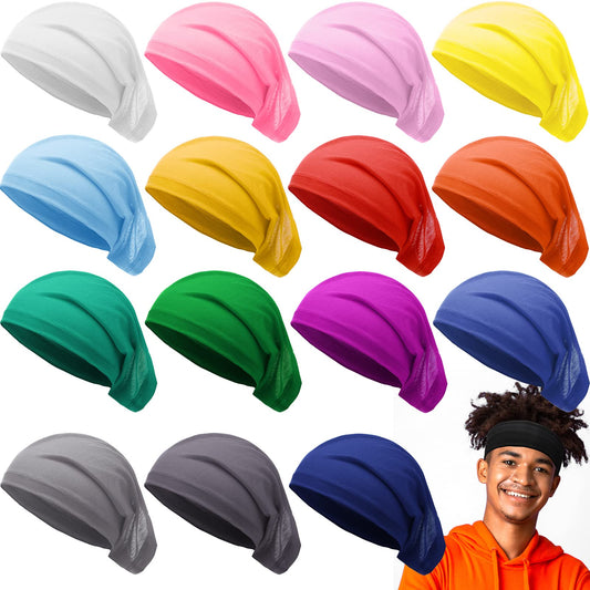 Hicarer 16-piece colored dreadlock cap set in vibrant hues for versatile styling