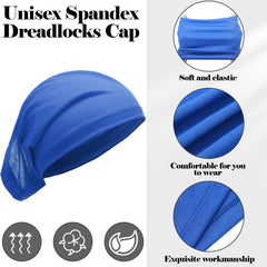 Hicarer unisex dread durag head cover sized 25x30 cm for easy fit