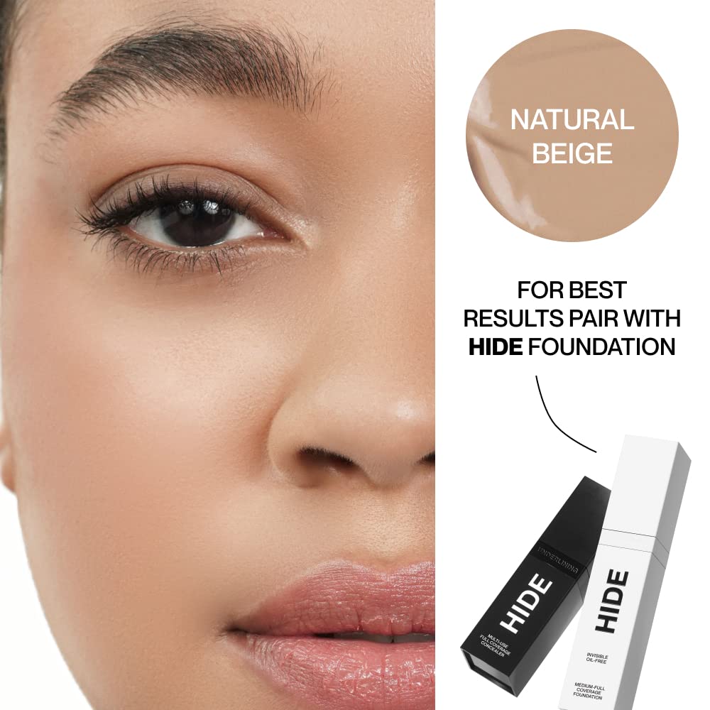 HIDE Concealer applied to blemishes for targeted coverage