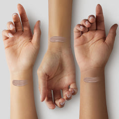 HIDE concealer swatch reveals smooth, blendable pigment for light to full coverage.