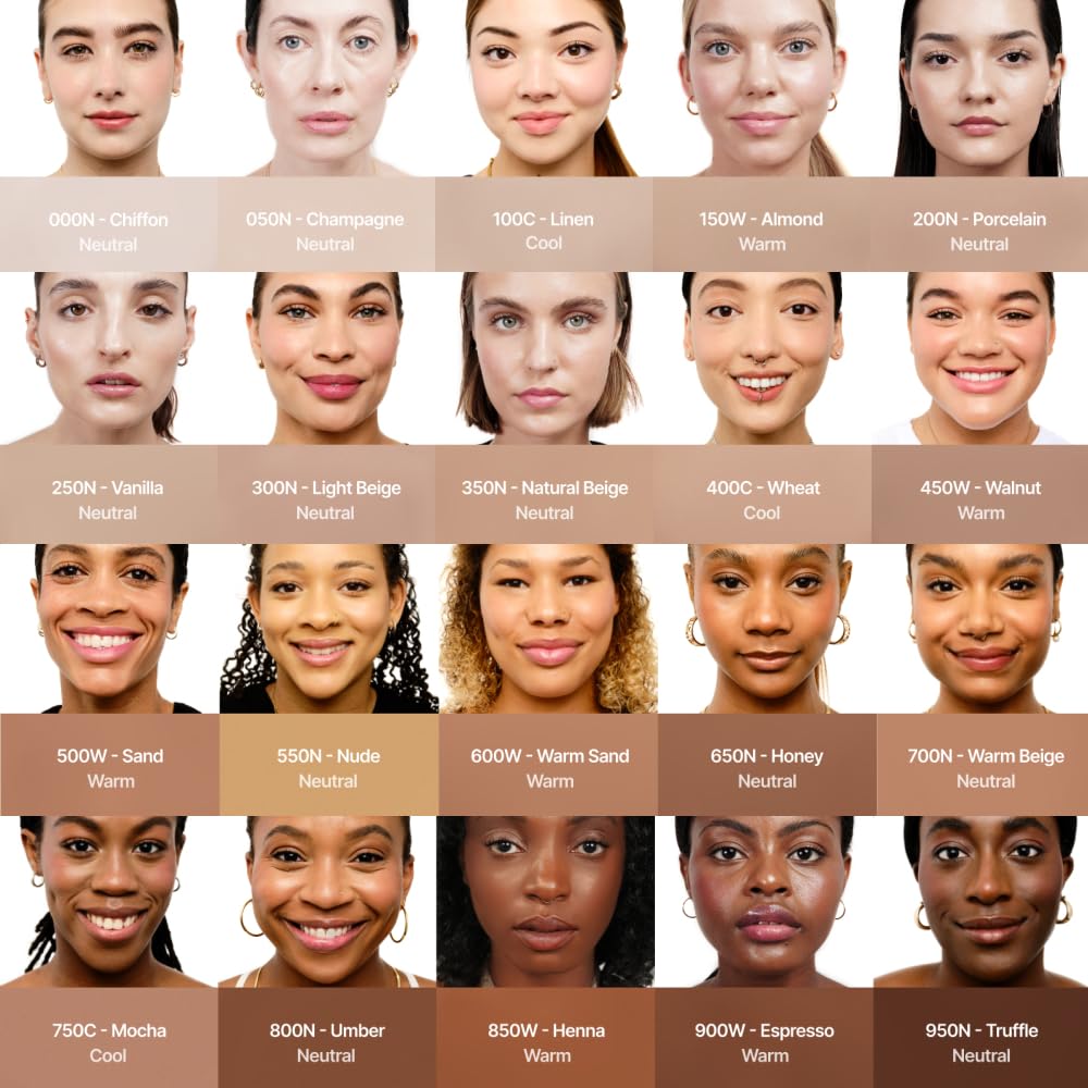 Hide Liquid Concealer Almond blend closeup demonstrates buildable coverage.