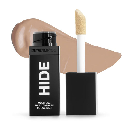 Hide Liquid Concealer bottle pour for smooth, precise coverage