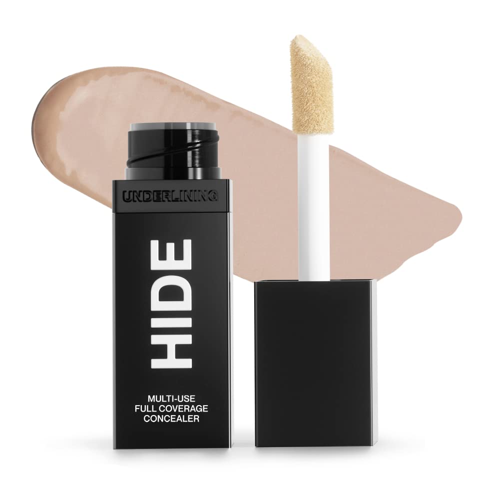 Hide Liquid Concealer Porcelain application close-up for natural blend