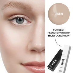 Long-wear Hide Premium Foundation on skin for daytime activities