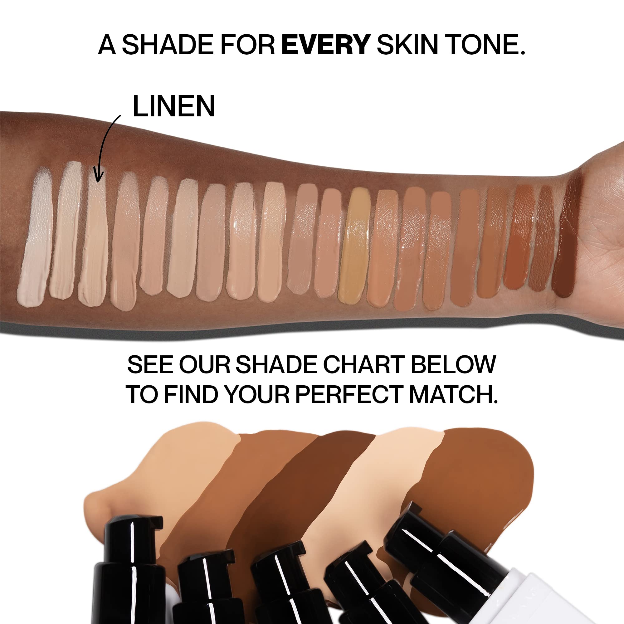 Oil-free formula of Hide Premium Foundation helps control shine