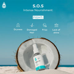 Hidratei SOS Hair Serum pump-dispense for easy application