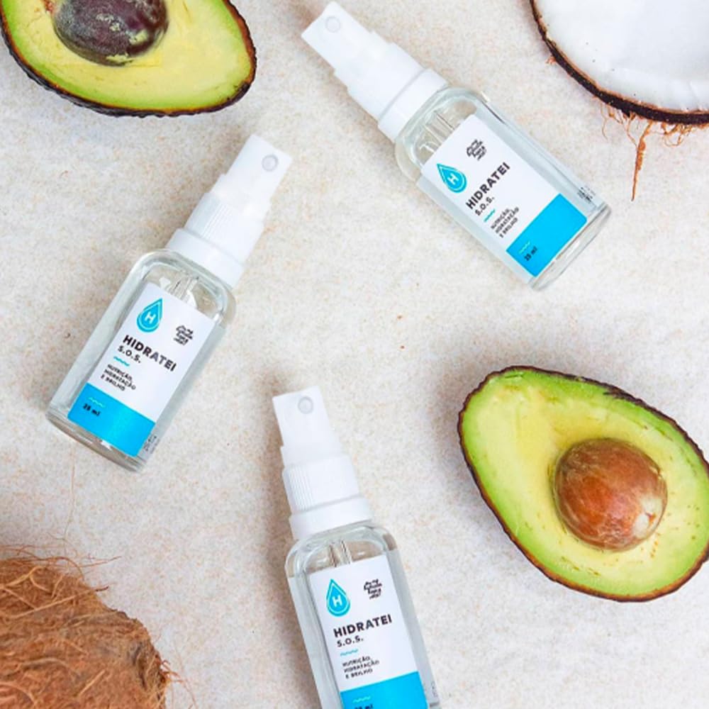 Hidratei SOS Hair Serum strands with natural shine