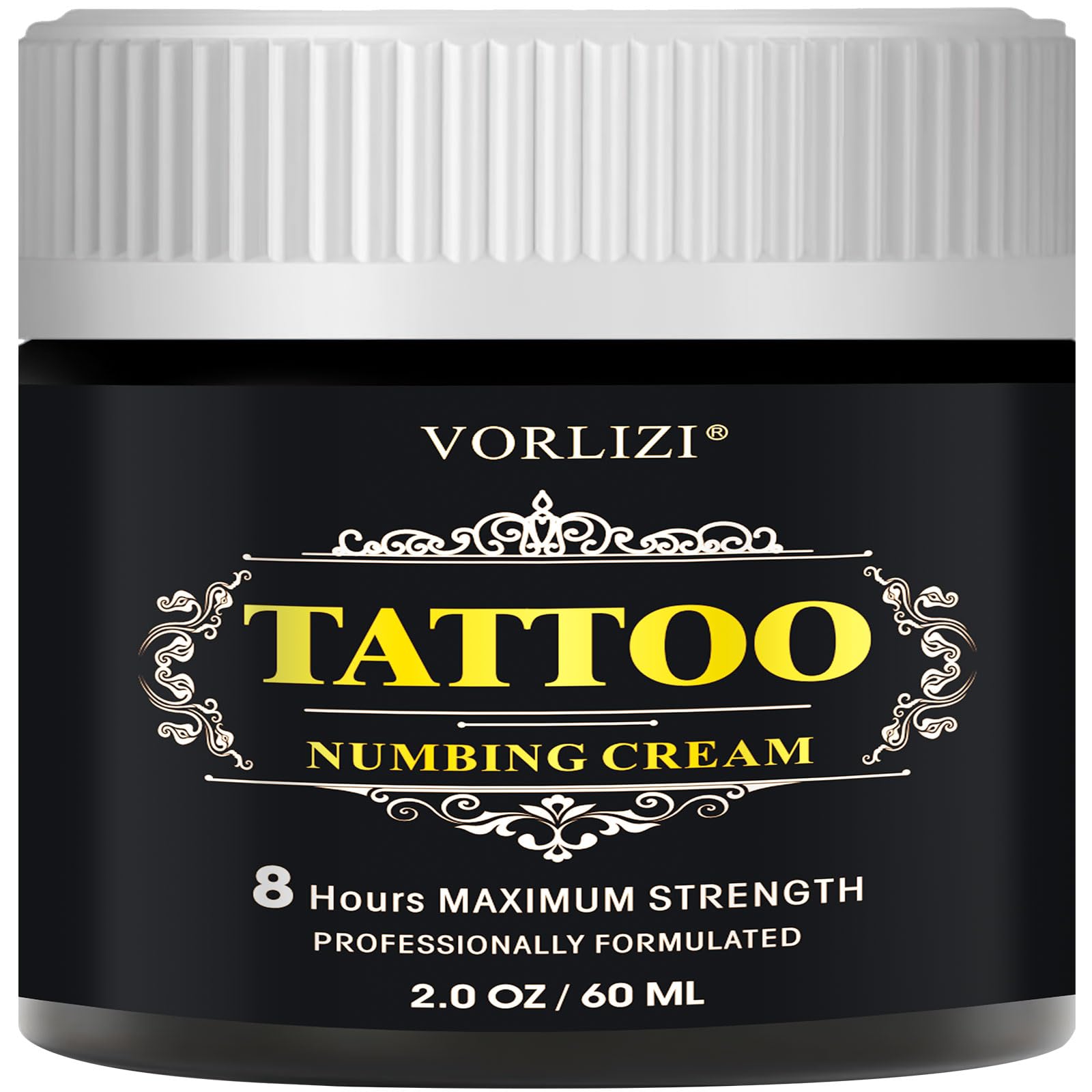HIEKERS painless tattoo numbing cream tube for quick relief during long sessions.
