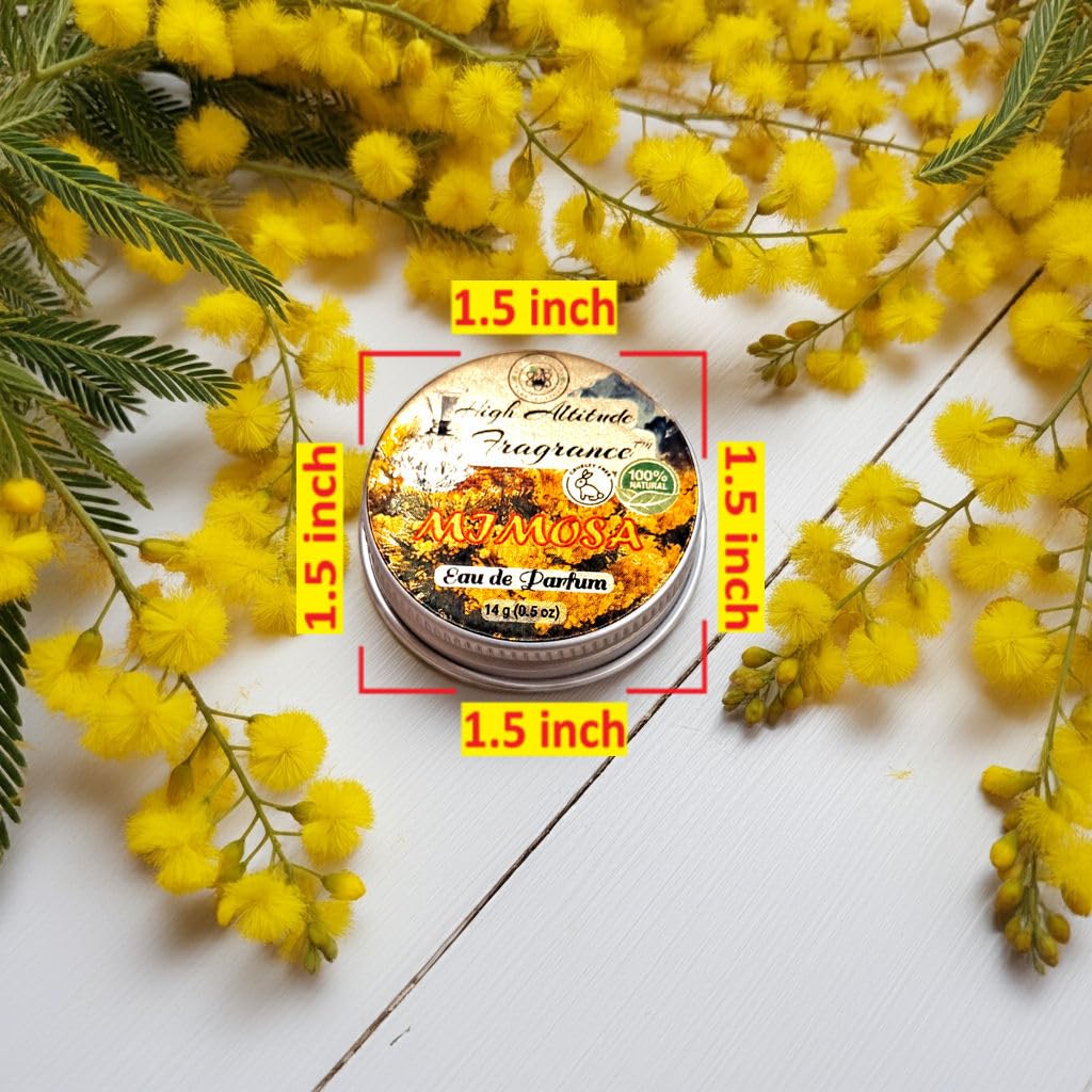 HIGH ALTITUDE ORGANICS Mimosa packaging shows USA-made small-batch production