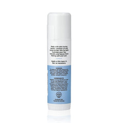 High Meadow Peppermint Lanolin Lip Balm Stick applying to lips for cooling relief.