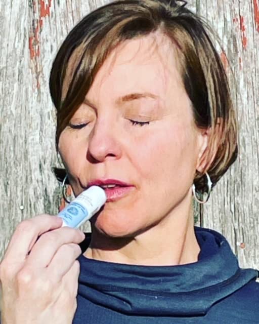 High Meadow Peppermint Lanolin Lip Balm Stick unisex design everyday use.