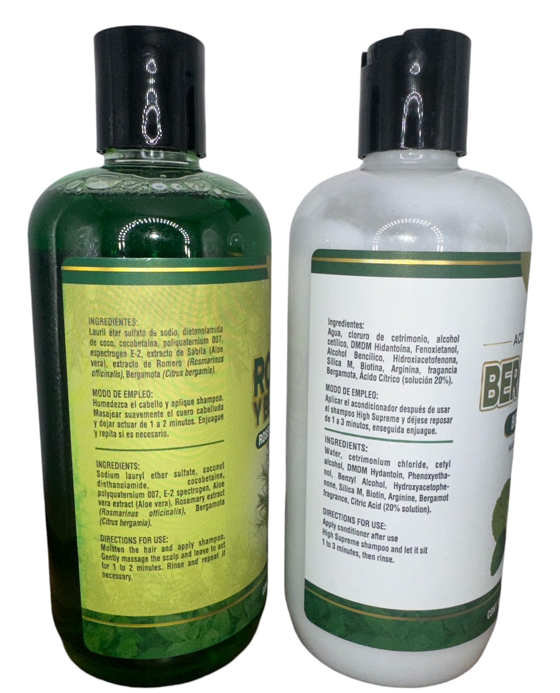 HIGH SUPREME Bergamot Conditioner bottle delivers deep hydration and easy detangling.