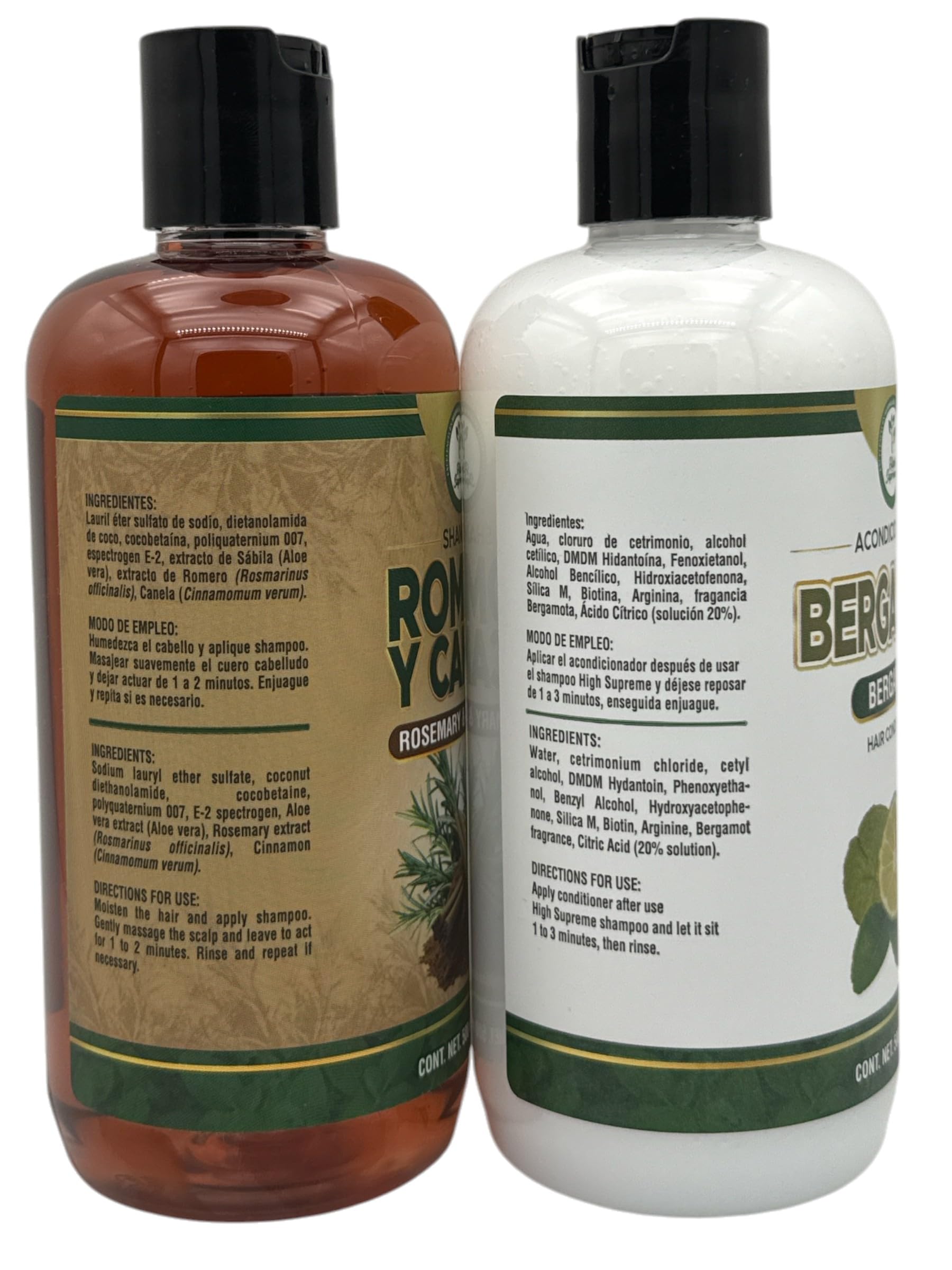 HIGH SUPREME Bergamot Conditioner bottle delivering softness and natural shine.