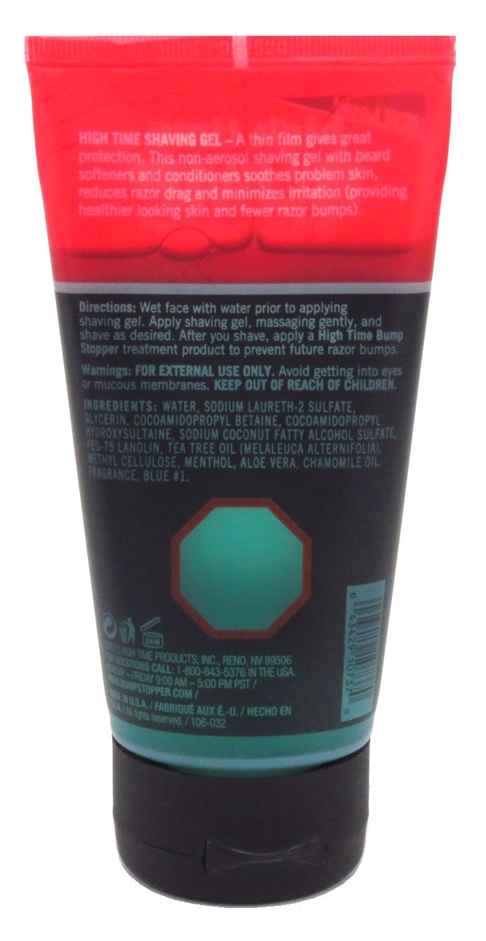 High Time Arctic Haze bottle pour demonstrating easy dispensing and cooling scent.