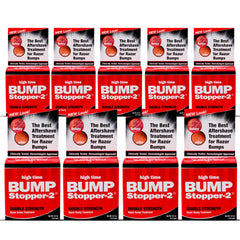 High Time Bump Stopper 2 bottle front for easy aftershave use.