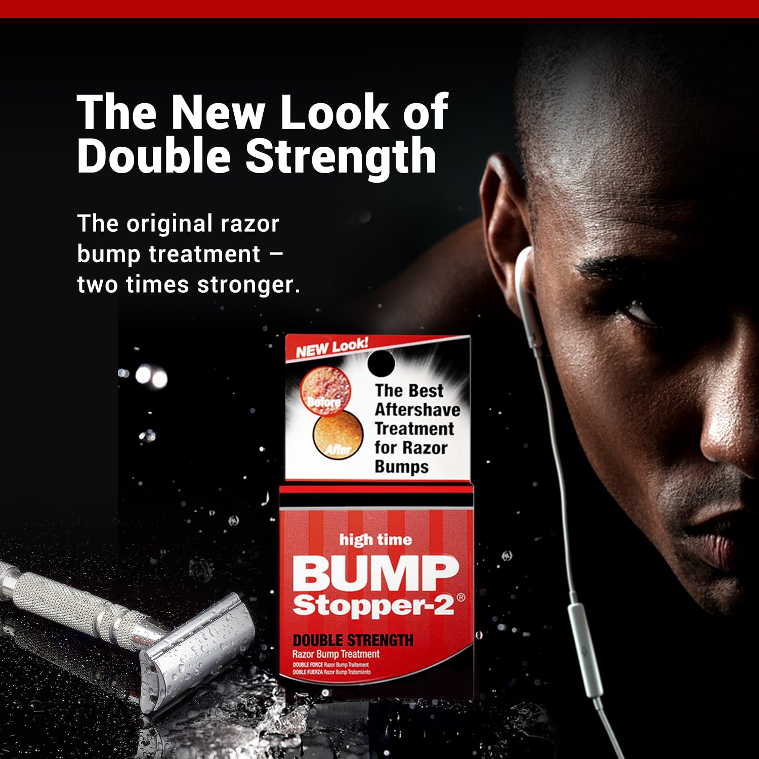 High Time Bump Stopper 2 men's post-shave scene suggests daily routine.