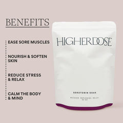 HigherDOSE algae and vinegar blend highlighting detox and circulation support.