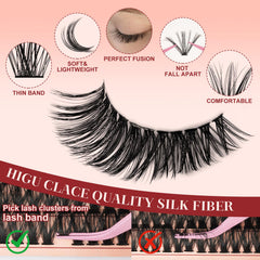 Higu clace 30D and 40D ultra-light fibers for comfort.
