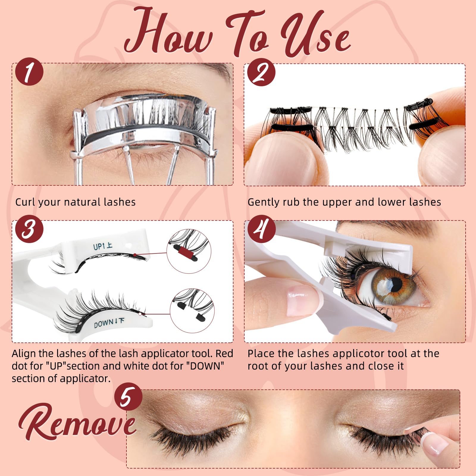 Apply in seconds and remove in a second for busy days.