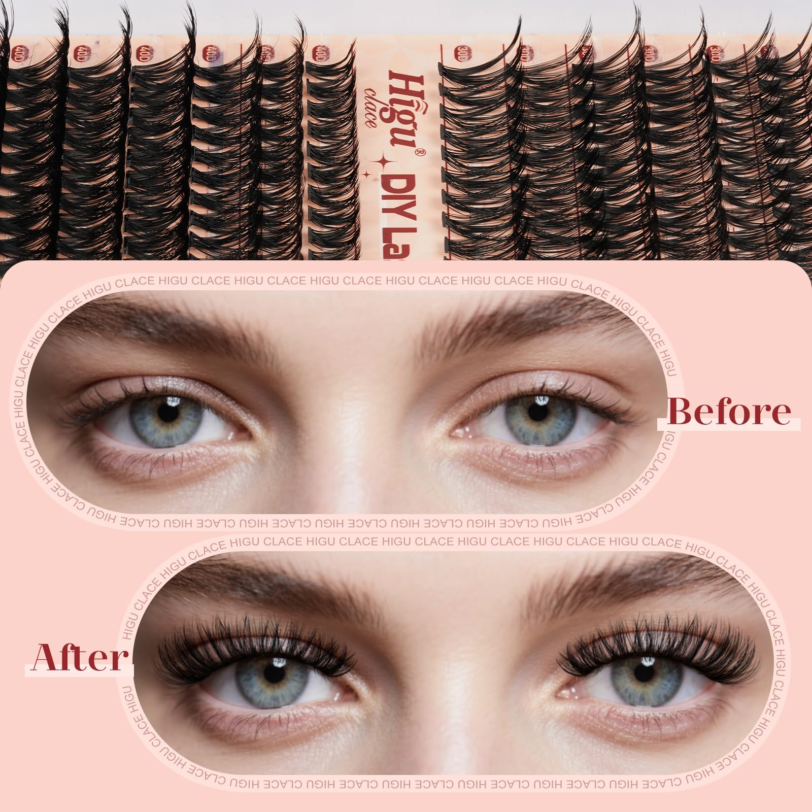 Higu clace varying lengths 10–18 mm for customizable styles.