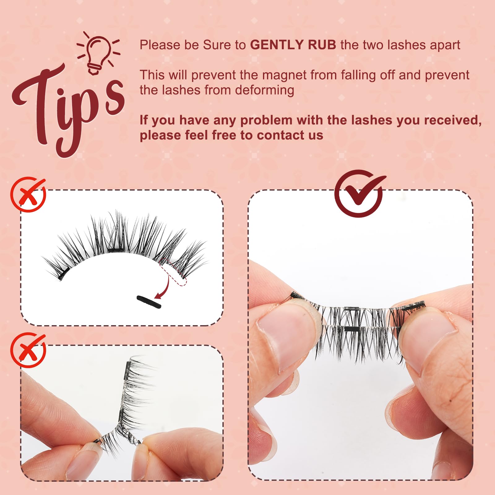 Removing Higu clace magnetic lashes in seconds for hassle-free cleanup.