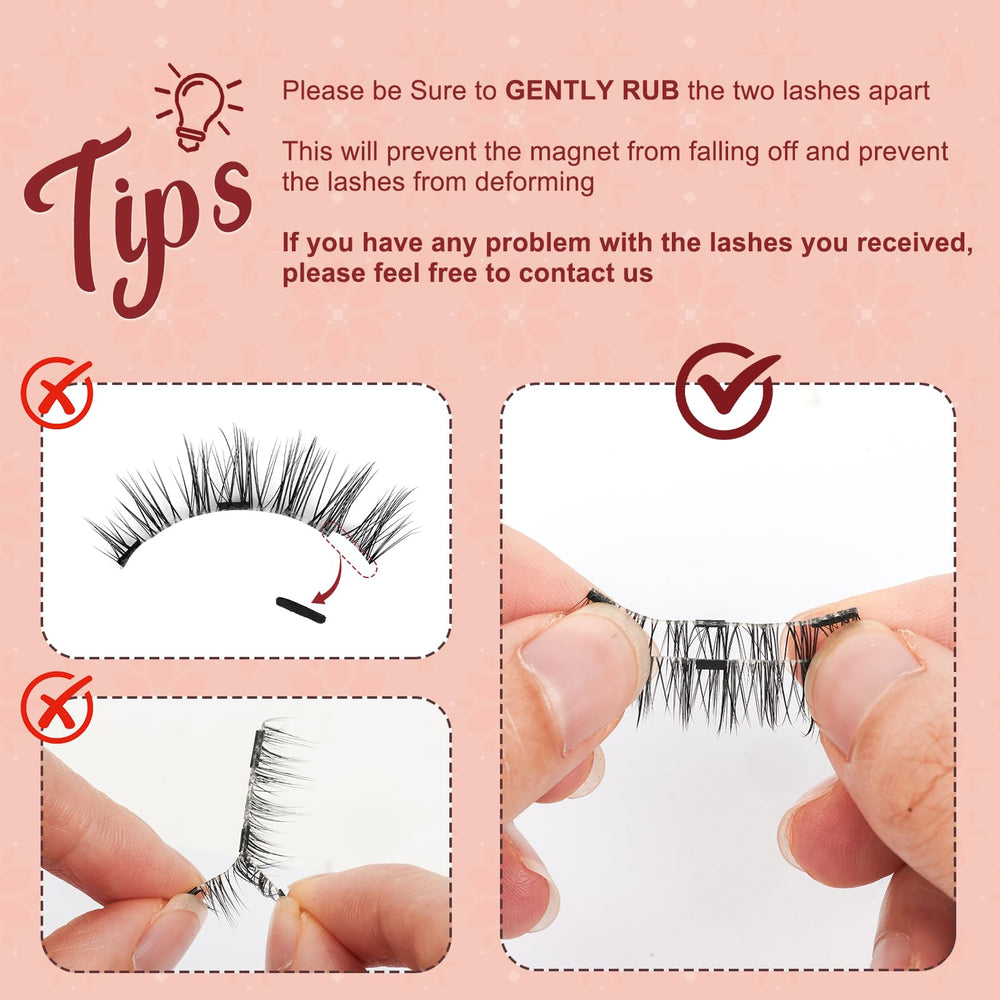 Removing Higu clace magnetic lashes in seconds for hassle-free cleanup.