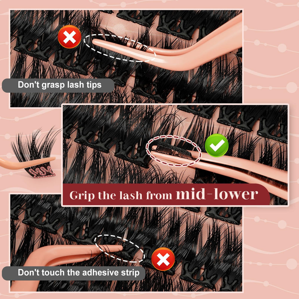 Higu Clace easy removal without glue; mess-free style.