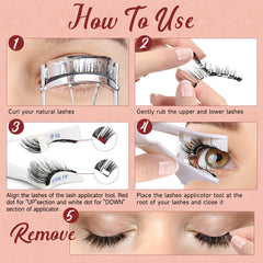 Higu clace full kit on display for quick lash routine