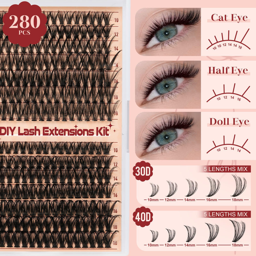 Higu clace lash bond and seal for long-lasting wear.