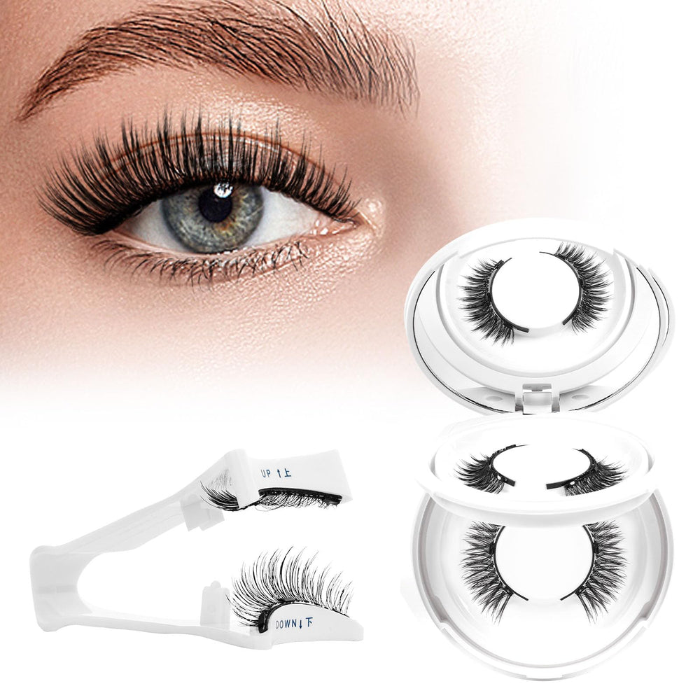 Higu clace magnetic eyelashes two-pairs set for effortless daily wear