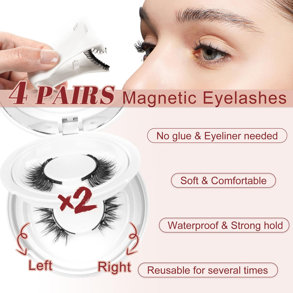 Higu clace four-pair set offers versatile lash looks.