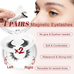 Higu clace four-pair set offers versatile lash looks.