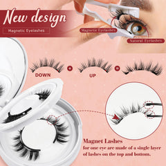 Higu clace magnetic eyelash applicator aids precise placement for easy wearing.