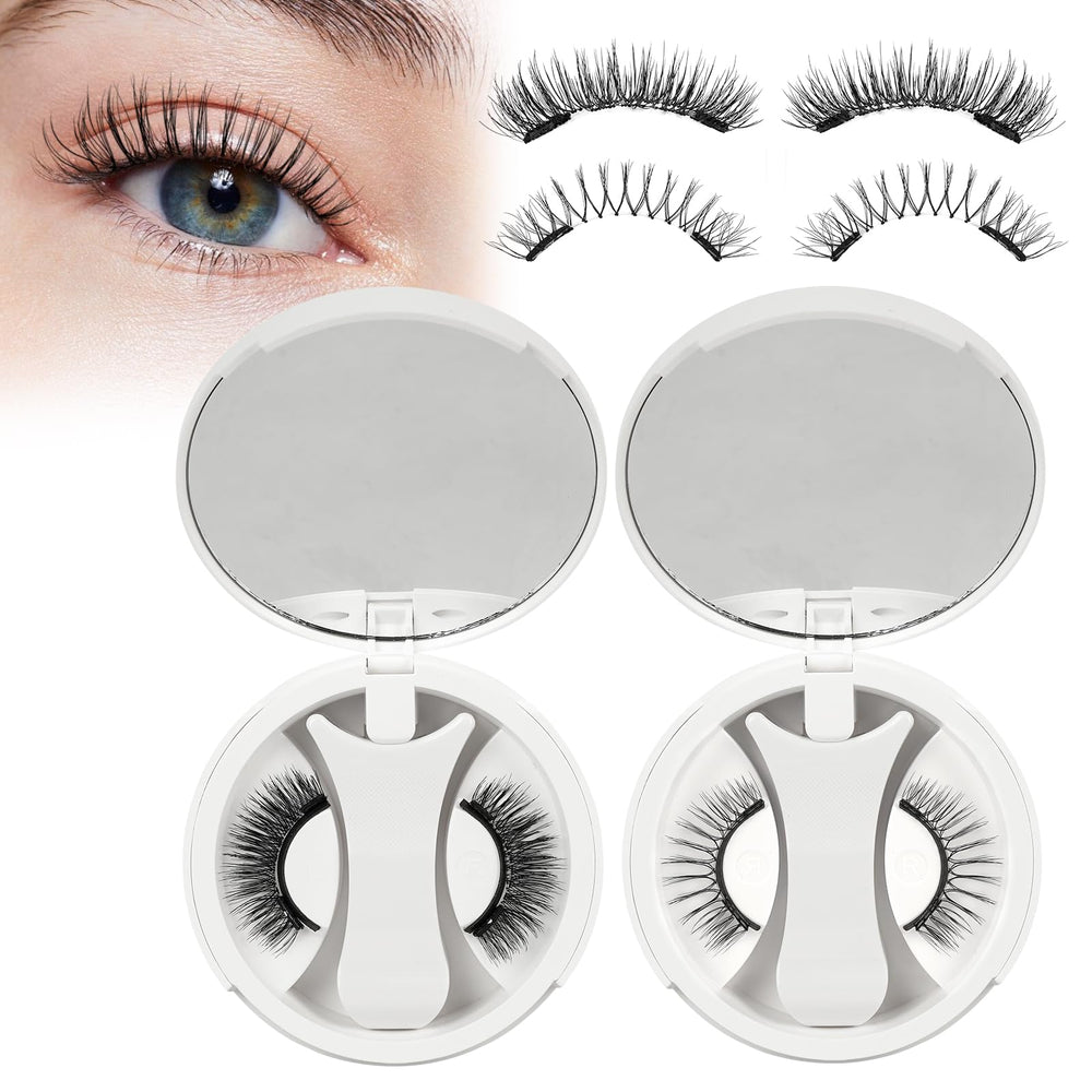 Higu Clace magnetic eyelashes kit with dual pairs for fast, glue-free wear.