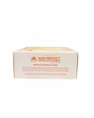 Hikari Skin Premium Sun Perfect tinted sunscreen packaging highlights fragrance-free formula.