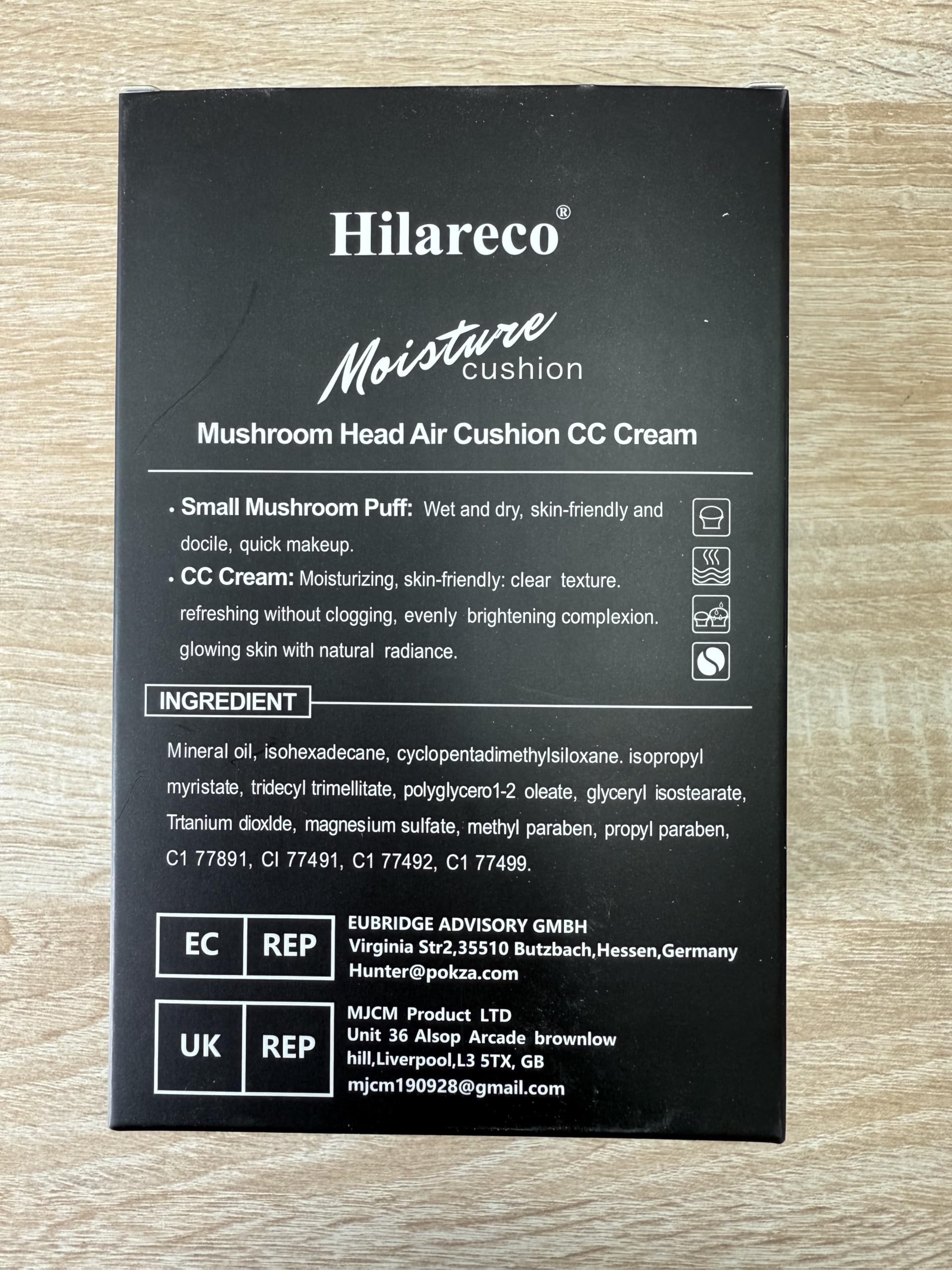 Hilareco long-lasting makeup finish stays fresh through the day.