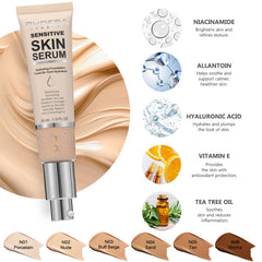 Hilareco PHOERA face primer smoothing skin for a long-lasting base.