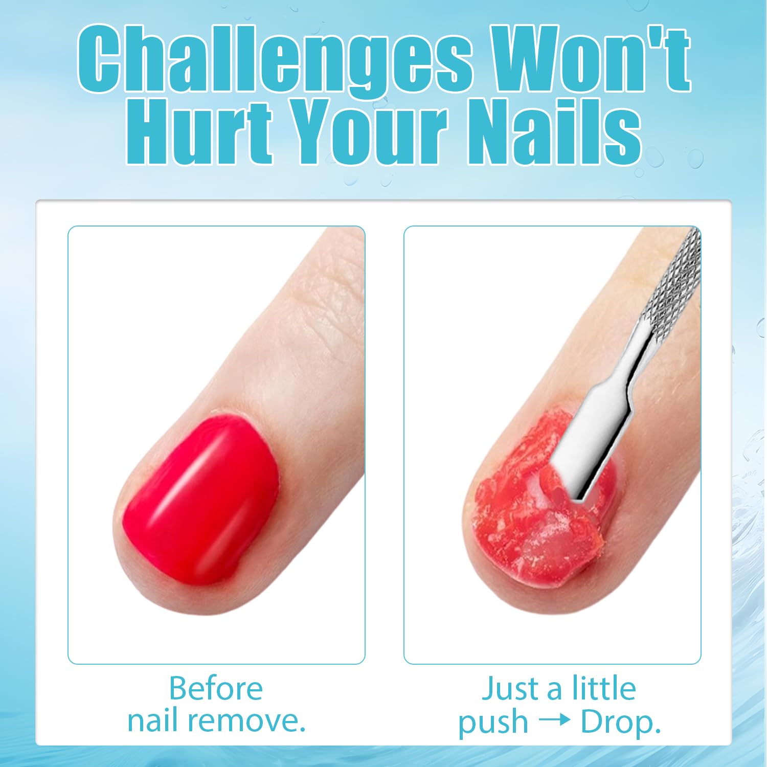 HiLemon gel remover application steps showing beginner friendly use.