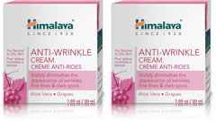 Himalaya Anti-Wrinkle Cream pack-2 outer box hydrates and smooths skin.