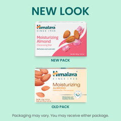 Himalaya almond cleansing bar foamy lather demonstrates non greasy cleansing.